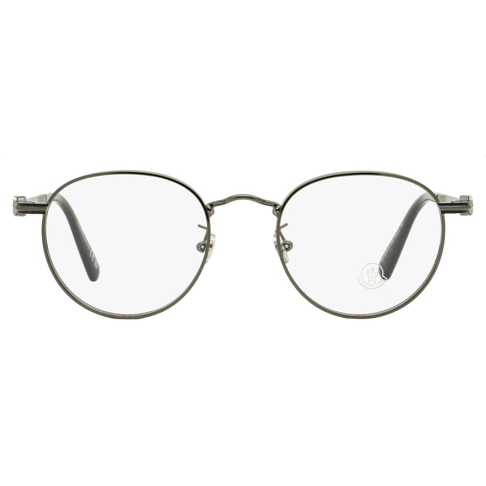 Moncler Oval Eyeglasses ML5204H 008 Gunmetal/Black 48mm - Picture 2 of 3